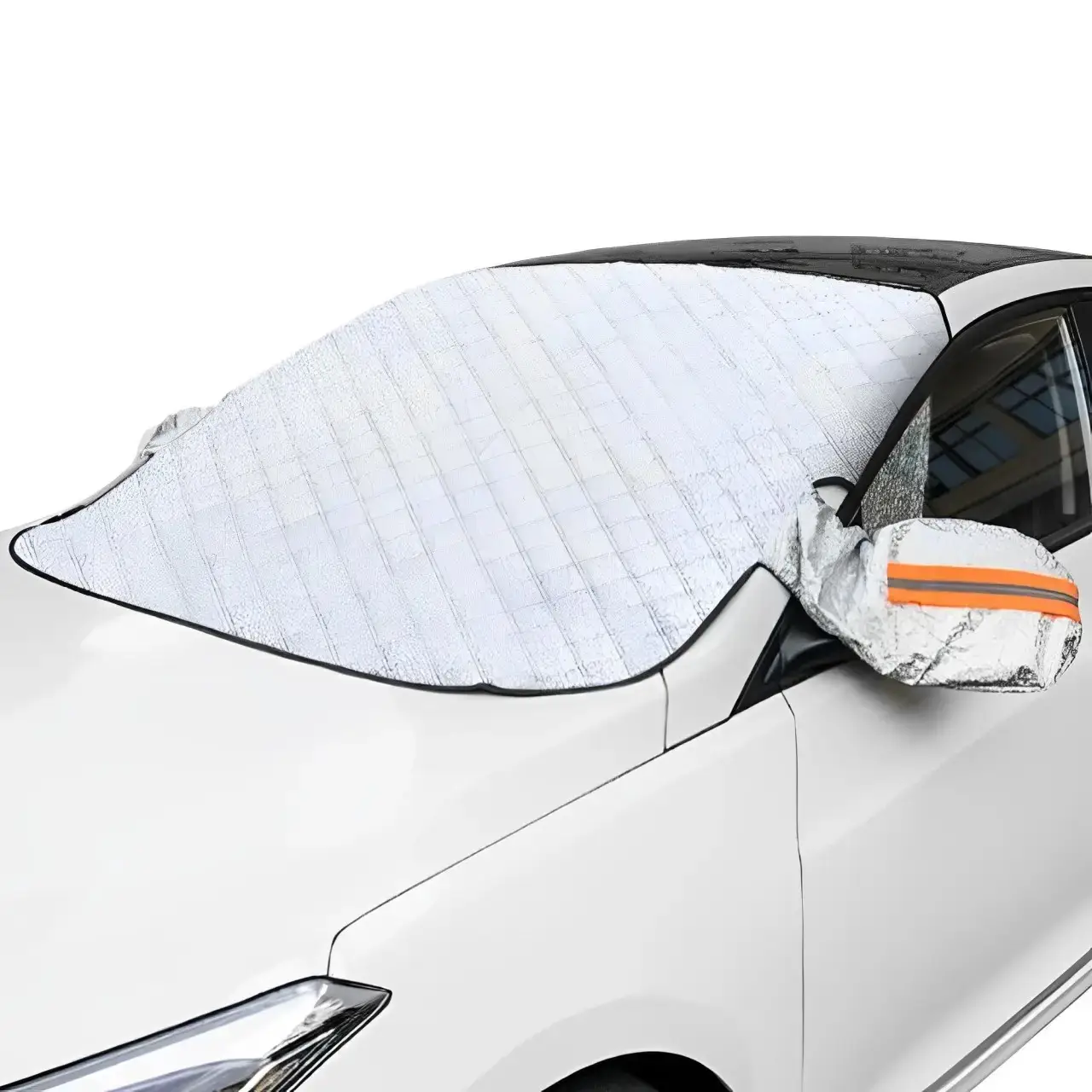 Накидка 145*106 см Чехол шторка защита на лобовое стекло автомобиля от снега солнцезащитная универсальная, фото 1