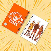 Блокнот на пружині в клітинку 48 арк. The Foxhole Court (All for the Game) 006