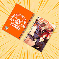 Блокнот на пружині в клітинку 48 арк. The Foxhole Court (All for the Game) 009