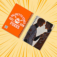 Блокнот на пружині в клітинку 48 арк. The Foxhole Court (All for the Game) 011