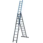 Драбина ELKOP VHR Hobby 3x11 алюмінієва, 3 секції, 11 ступенів (38187)
