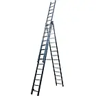 Драбина ELKOP VHR Profi 3x15 алюмінієва, 3 секції, 15 щаблів (38185)