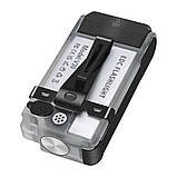 Ліхтар-брелок Boruit V30 повертається на 180° 900 Лм IP65 + Power Bank Прозорий, фото 6