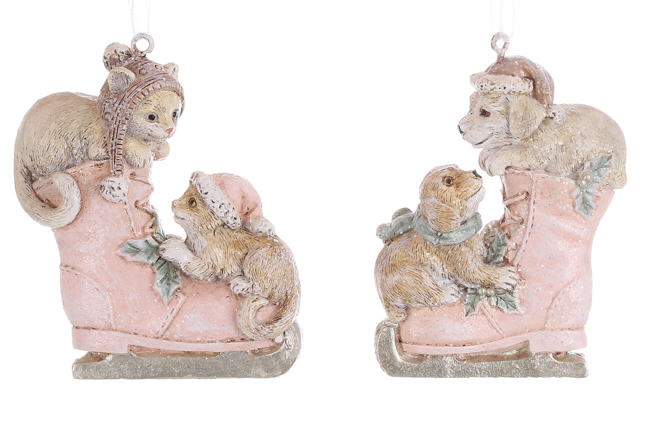 Тварини в черевику,колір - бежевий з персиковим, фото 1