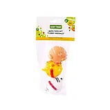 Набір іграшок для ванни "Забавні звірятка", 3 шт. Baby team, 6+, арт. 9022 (УЦІНКА), фото 2