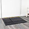 Килимок придверний IKEA KÖGE 69x90 см Сірий/чорний 302.879.39, фото 3