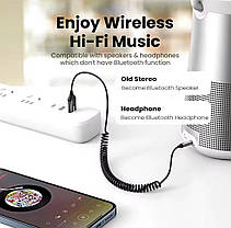 Автомобільний Bluetooth адаптер приймач стерео 5.3 з мікрофоном Ugreen CM309, фото 5