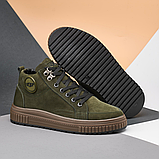 Кросівки чоловічі нубук, черевики кросівки з нубука *30 зел/ нубук* real, фото 6