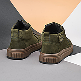 Кросівки чоловічі нубук, черевики кросівки з нубука *30 зел/ нубук* real, фото 7