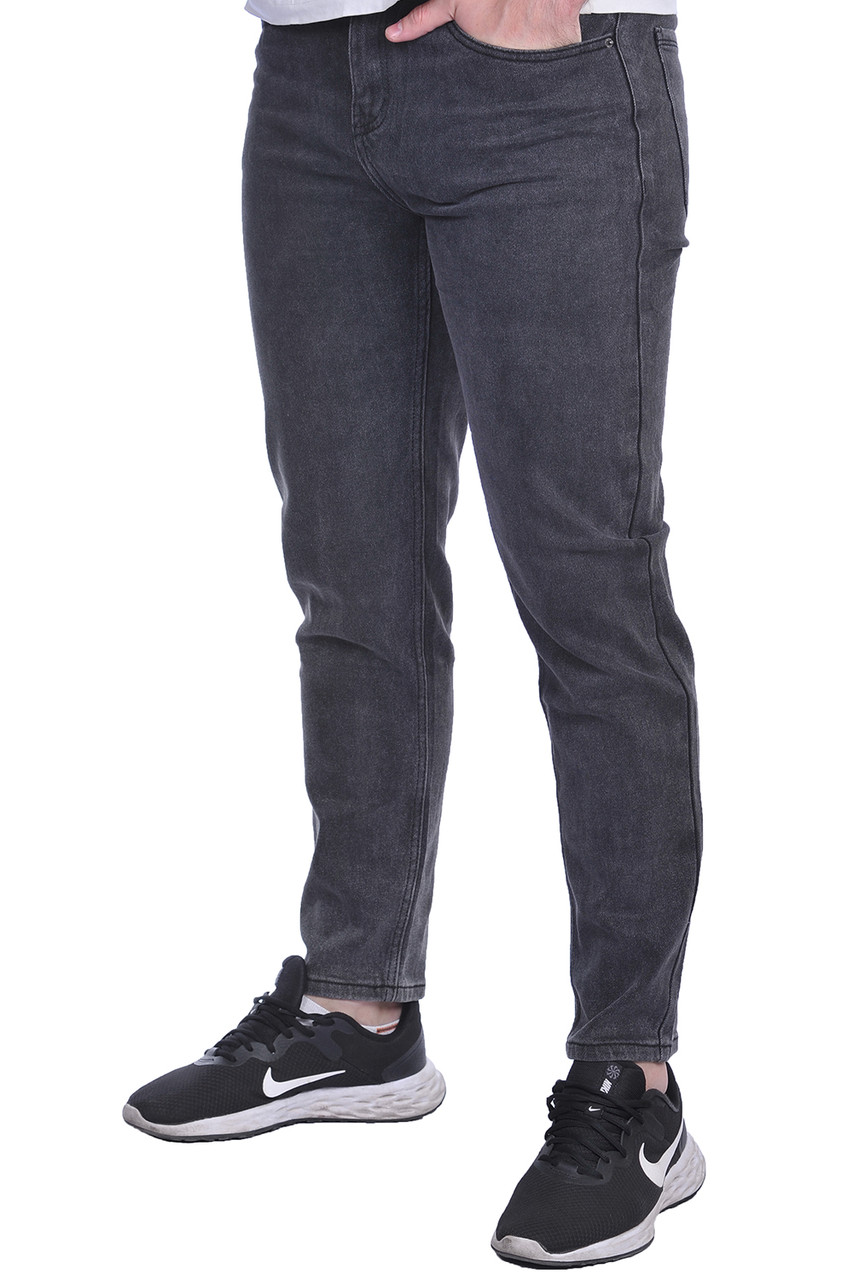 Джинси чоловічі Denim 24-6371 темно-сірі 28