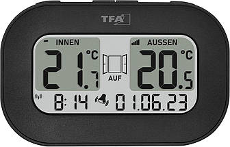 Цифровий бездротовий термометр із 2 радіодатчиками TFA Double-Check 30.3073.01, фото 2