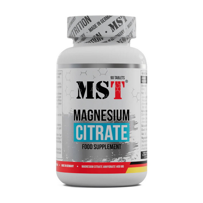 Цитрат магнію MST. Magnesium Citrate (90 tab), фото 1