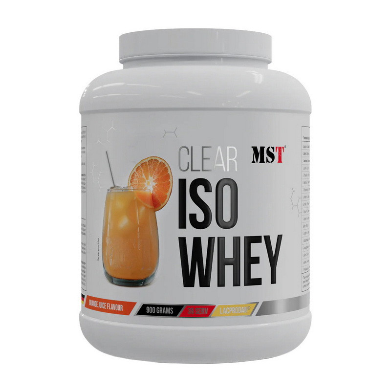 Сироватковий протеїн ізолят MST. Clear Iso Whey (900 g, orange juice), фото 1