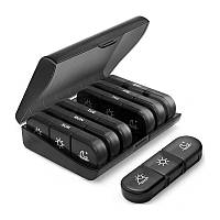 Органайзер для таблеток. Powerful Progress. Pill Box (black)