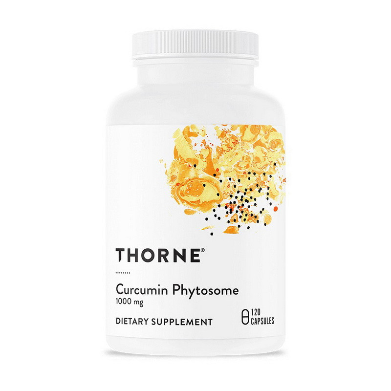 Фітосоми куркуміну Thorne. Curcumin Phytosome 1000 mg (120 caps), фото 1