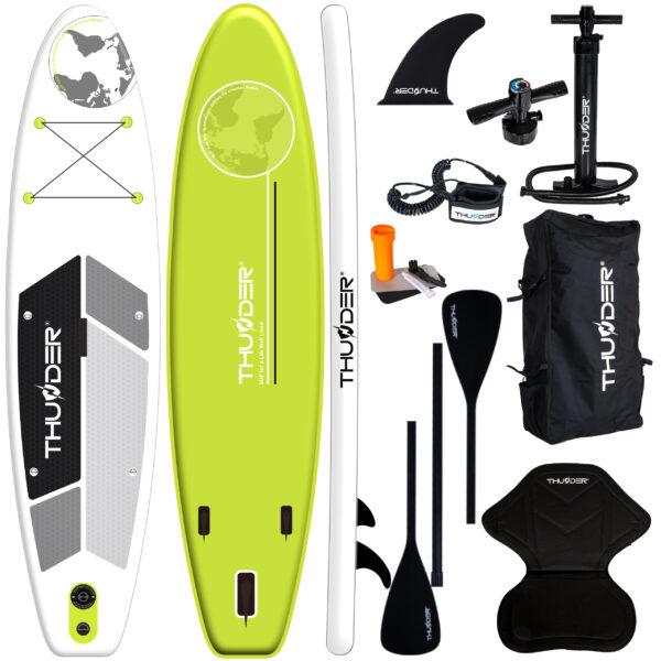 Надувна SUP дошка THUNDER PLANET LIME 320