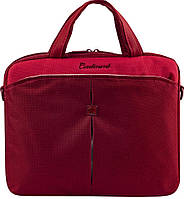 Сумка для ноутбука 10 дюймов Continent, красная, легкая с защитными стенками и плечевым ремнем