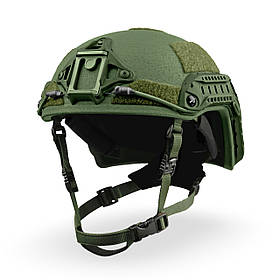 Балістичний шолом FAST SHC SHTORM GEN 3. Кевлар. Рівень захисту NIJ IIIA. Олива
