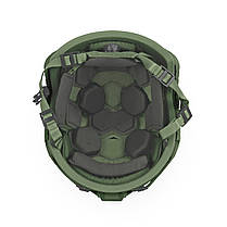 Балістичний шолом FAST SHC SHTORM GEN 3. Кевлар. Рівень захисту NIJ IIIA. Олива, фото 6