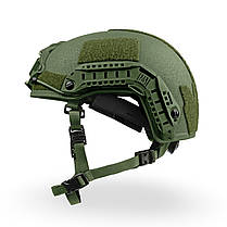 Балістичний шолом FAST SHC SHTORM GEN 3. Кевлар. Рівень захисту NIJ IIIA. Олива, фото 3