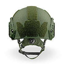 Балістичний шолом FAST SHC SHTORM GEN 3. Кевлар. Рівень захисту NIJ IIIA. Олива, фото 4