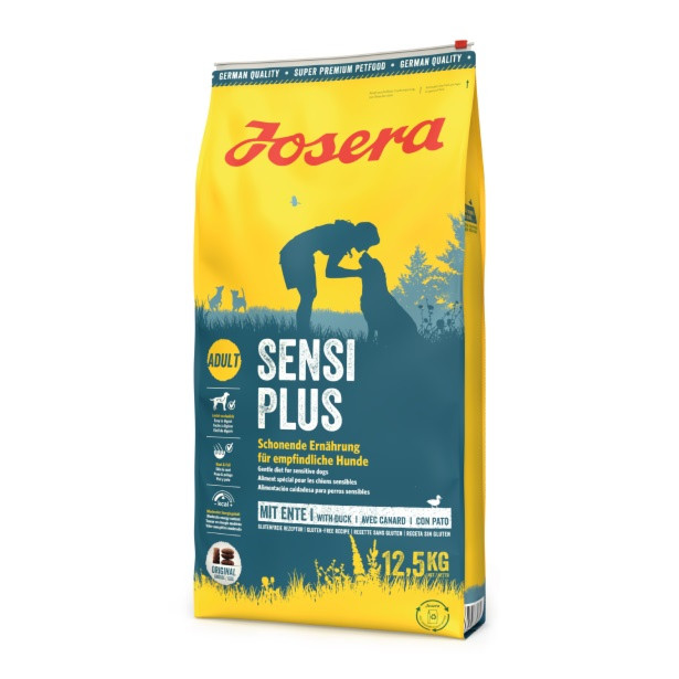 Сухий корм для собак Josera Sensi Plus для дорослих собак з чутливим травленням з качкою на вагу, 1000 г