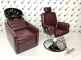 Комплект меблів для барбершопу Infinity Marlen меблі для чоловічого залу в салони краси