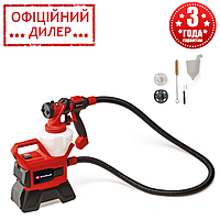 Акумуляторний фарбопульт Einhell ylp TE-SY 18/90 Li-Solo (Без АКБ і ЗП, 1.2 л, 3 сопла, 90 DIN, 1 л/хв)