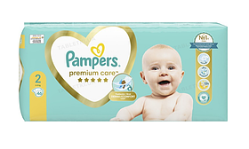 Одноразові підгузки Pampers Premium Care Size2 4-8 kg 46 штук