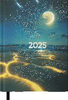 Щоденник датований 2025 (A5, 336стор, лінія, синій) Buromax Only BM.2183-02