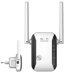 Підсилювач Wi-Fi сигналу з вилкою для розетки LV-WR29 / Репітер wifi / Вайфай підсилювач