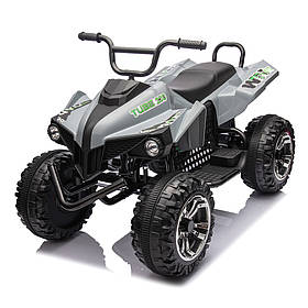 Квадроцикл дитячий Bambi (4 мотори по 90W, акум. 24V7Ah, USB, світло, музика) M 5102EL-11(24V) Сірий