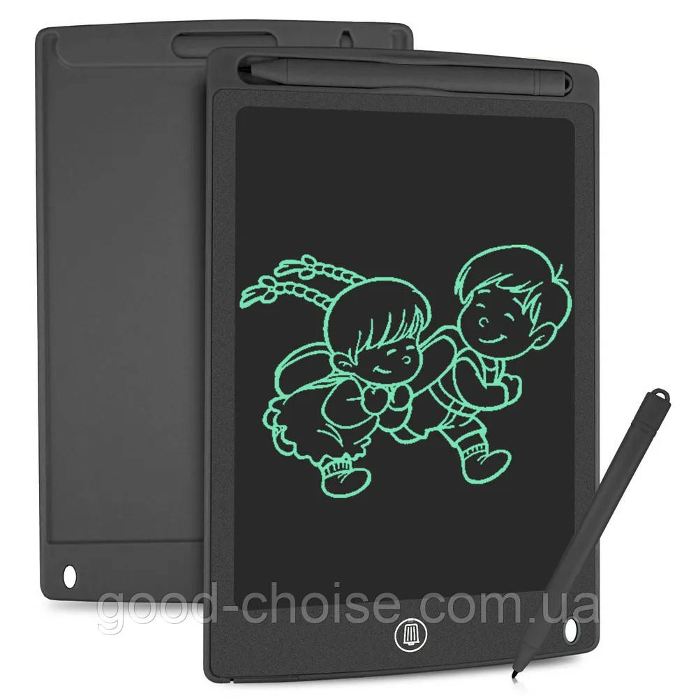 Планшет для малювання 10", LCD Writing Tablet, Чорний / Електронний планшет для малювання зі стилусом