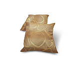 Комплект декоративних подушок Firanka Абстракція Шейп 40х40 2шт помаранчеві та рожеві (п_0411), фото 2