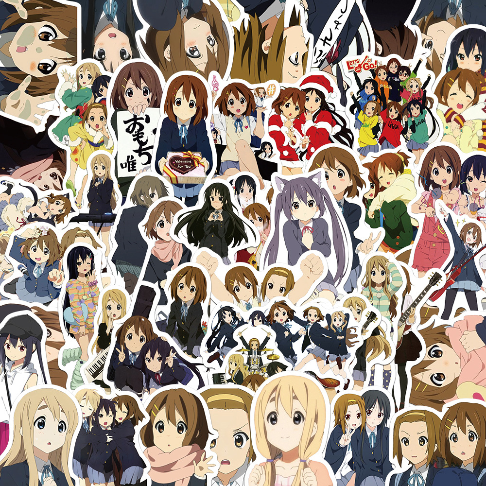 Стікерпак Кей-он! Набір наклейок GeekLand K-On! 50 штук