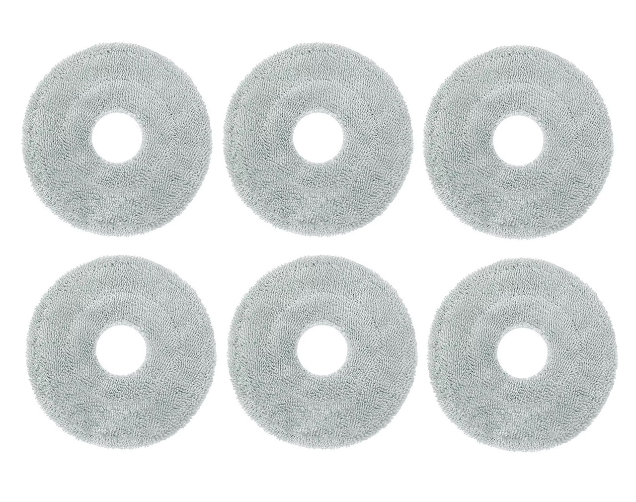 Мікрофіброві накладки (ганчірки) для робота-пилососа Roborock Saros 10R / Z70 ( S10R52-00 SZ7052-00 ) / S9 MaxV Slim / 6 шт