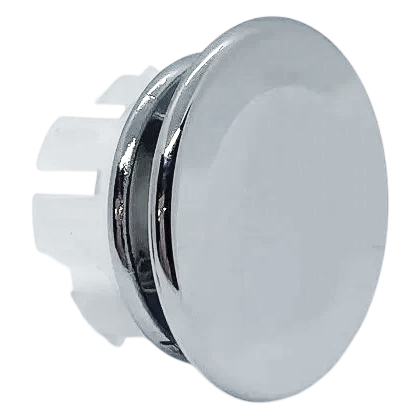 Декоративна накладка переливу отвору раковини глуха Valve J.G. СА-07 M21 пластик хром, фото 1