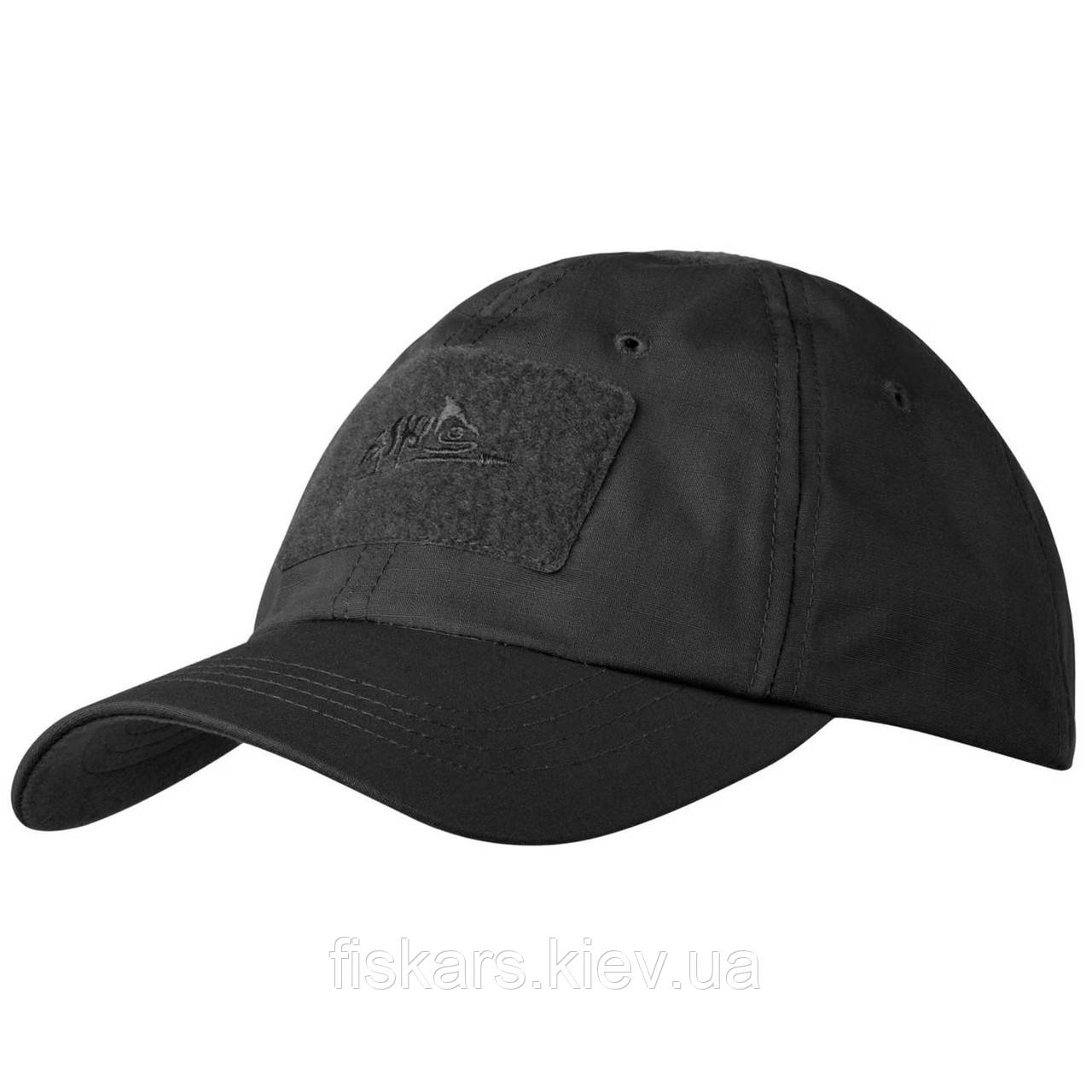 Бейсболка Helikon PolyCotton Rip-Stop Black (CZ-BBC-PR-01)