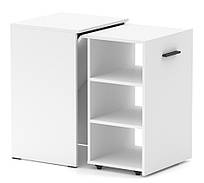 Письмовий стіл трансформер Hobana білий  тумба з висувною панеллю для навчання та роботи за комп'ютером Knap Knap