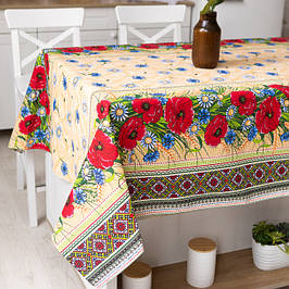 Скатертини лляні (середній стіл) 1.8 м х 1.5 м