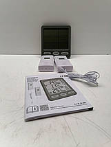 Цифровий термометр із 2 датчиками TFA Trio (Black), фото 4