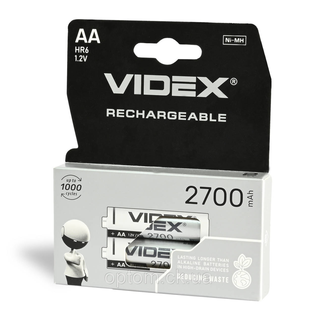 Акумулятор Videx HR6 2700mAh (AA)