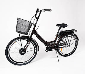 Електровелосипед Crosser Smart 24" (500W 36V 13,2Ah) КОРИЧНЕВИЙ