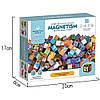 Дитячий магнітний конструктор 36 предметів, Magnetism World T36 / Розвиваючий магнітний конструктор для дітей, фото 8