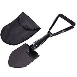 Лопата туристична 46 см, з чохлом, сталева / Складна лопата / Туристична лопата / Лопата саперна