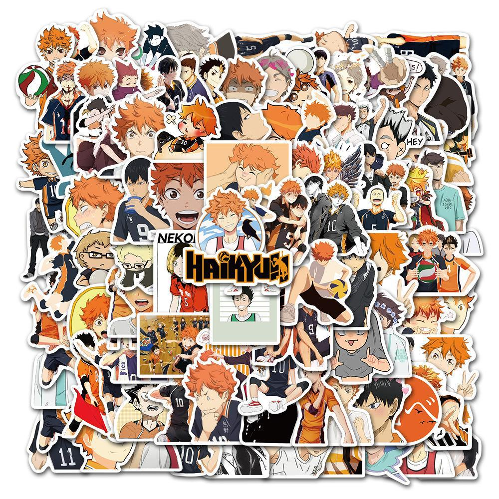 Стікерпак Волейбол! Набір наклейок GeekLand Haikyu!! 100 штук