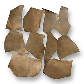 Шкіра натуральна Крейзі Хорс у шматках т.1,4-1,6 мм колір бежевий