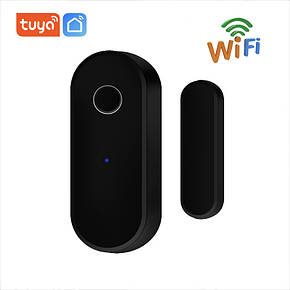 Wi-Fi датчик відкриття дверей/вікон TUYA Smart, фото 1