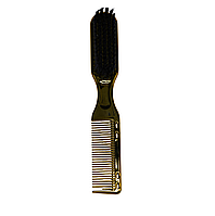 Щітка для фейду з гребінцем Hots Professional Barber Gold (HP1033-GO)