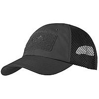 Бейсболка Helikon Vent PolyCotton Rip-Stop Black (CZ-BBV-PR-01)